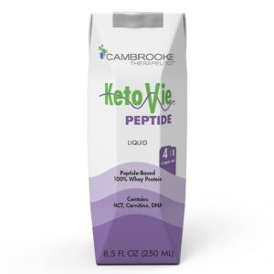 KetoVie™ Peptide 4:1 Ketogenic Medical Food, 8.5-ounce carton