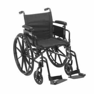 Cruiser X4 W/C 18 w/ELR & Ht Adj Flip-Back Desk Arms