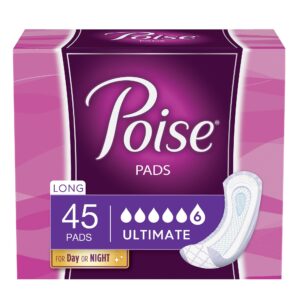 Poise® Bladder Control Female Disposable Pads, Heavy Absorbency, Absorb-Loc Core, One Size Fits, 15.9 Inch