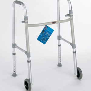 Walker Dual Paddle Folding w/ 5 Wheels & Glides