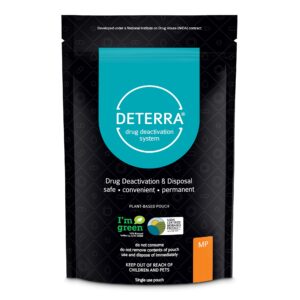 Deterra® Drug Disposal Pouch for Disposal of Pharmaceuticals, Medium