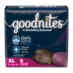 GoodNites® Night Time Underwear For Girls, X-Large