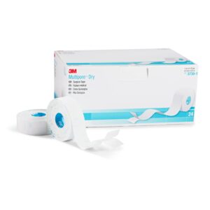3M™ Multipore™ Dry Dressing Retention Tape with Liner, 1 Inch x 5-1/2 Yard, White