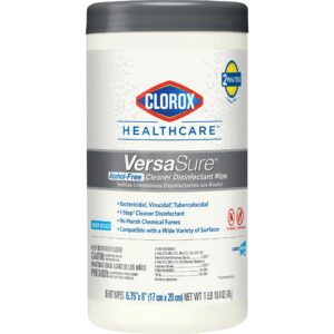 Clorox Healthcare® VersaSure® Cleaner Disinfectant Wipes, Canister