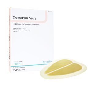 DermaFilm® Hydrocolloid Dressing, 6 x 7 Inch Sacral