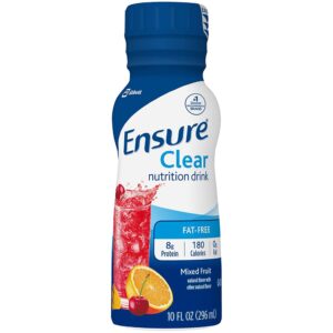 Ensure® Clear Therapeutic Nutrition, Mixed Fruit, 10-ounce bottle