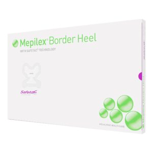 Mepilex® Border Heel Foam Dressing, 8-3/5 x 9 Inch