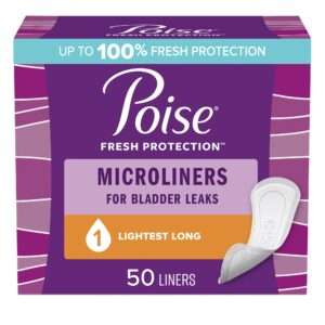 Poise® Microliners Lightest Bladder Control Pad, 6.9-Inch Length
