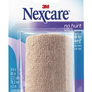 3M™ Nexcare™ No Hurt Hypoallergenic Material Medical Tape, 3 Inch x 2-1/5 Yard, Tan