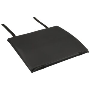 McKesson Back Support Cushion, 18 x 17 Inch, Black