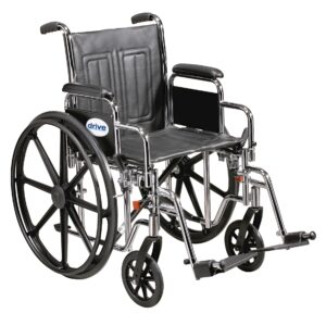 drive™ Sentra EC HD Bariatric Wheelchair, 20-Inch Seat Width