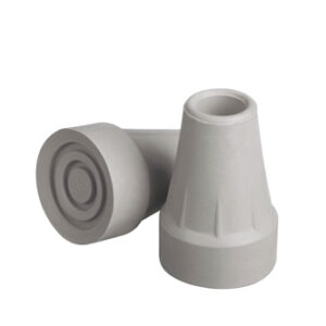 Crutch Tips (Super) Grey Pair (Mfgr #00842) Case/8 pr