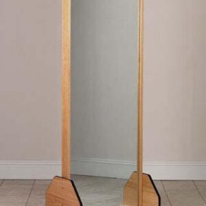 Portable Adult Single Mirror with Casters 27  W x 72  H