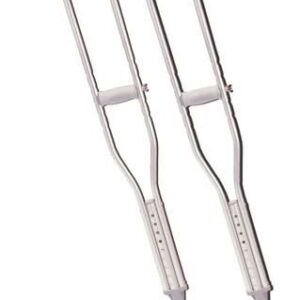 Push Button Alum Adj Crutch-pr Youth Patient Height 4'6-5'2