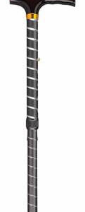 Folding Cane Pistol Grip  Adj. Black Twist  33  - 37