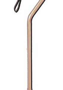 Deluxe Adjustable Cane Offset W/Wrist Strap-Bronze