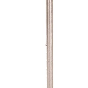 Deluxe Adjustable Cane Offset W/Wrist Strap-Silver