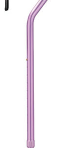 Standard Offset Walking Cane Adjustable Aluminum Purple