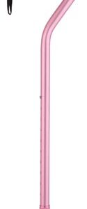 Standard Offset Walking Cane Adjustable Aluminum Pink