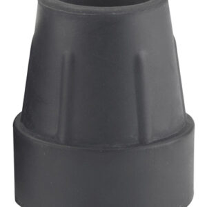 Cane Tips for 1  Cane Diameter Black (Pair)  Retail Box