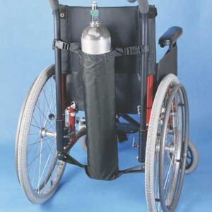Wheelchair Oxygen Bag Black  27 L x 5  Diameter