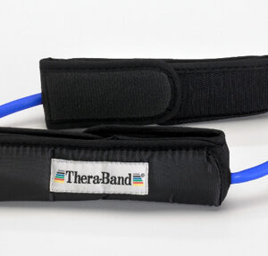 Theraband Prof Resist Tubing Loop w/Padded Cuffs  Blue