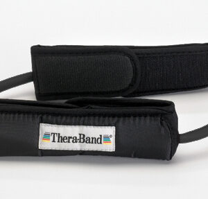 Theraband Prof Resist Tubing Loop w/Padded Cuffs Black
