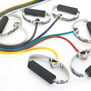 Theraband Resistive Exercise Tubing with SoftGrips Red  48