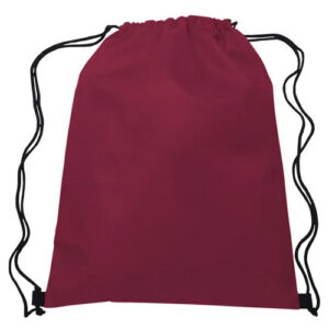 Drawstring Bag  Maroon