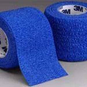 Coban Self-Adherent Wrap 2 x5 Yd Blue Bx/36