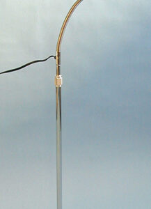 Gooseneck Exam Lamp- Chrome Base- 3 Prong Plug