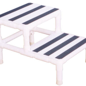 Step Stool  MRI  Two Steps PVC 16 W x 25 D x 16 H