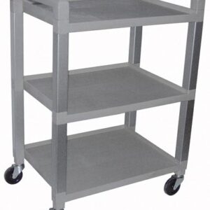 Utility Poly Cart w/3 Shelves