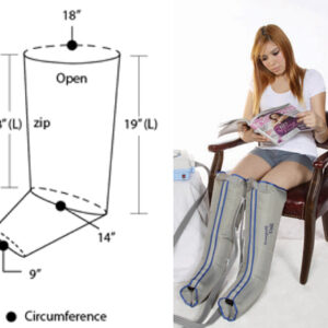 Lymphedema Garment Half-Leg Double  Large