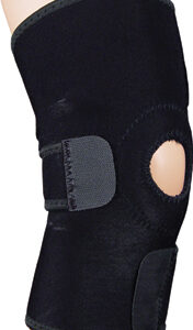 Knee Wrap Black Universal Open Patella