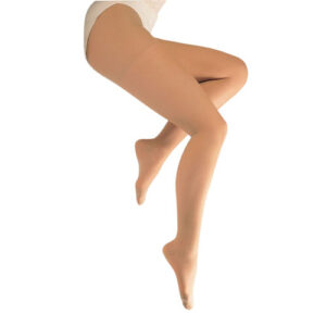 Ladies' Sheer Moderate Queen+ 15-20mmHg Panty Hose Beige