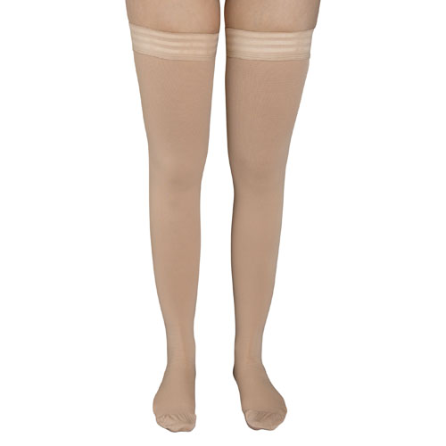 Firm Surg Weight Stkngs Large 20-30mmHg Thigh StayUp Top CT
