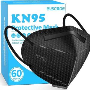 KN95 Mask Particulate Black Respirator Disposable  BX/60