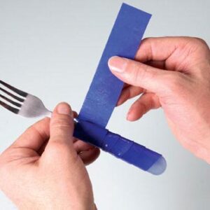 Dycem Self Adhesive Strips 16  x 1-1/8   Blue  Pack/3