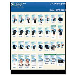 Planogram  Orthopedic Braces & Supports  2' w/52 Facings