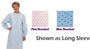 Ladylace Reusable Gown Pink Rosebud Short Sleeves