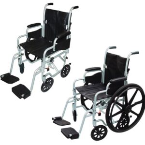Poly-Fly Wheelchair/Transport Lightweight Comb Chair 20
