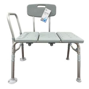 Bathroom Perfect Transfer Bench w/Back  Blue Jay  Case/2