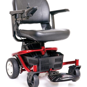 LiteRider PTC Power WC  Red Rear Wheel Drive