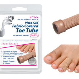 Visco-GEL Fabric-Covered Toe Tube  Small