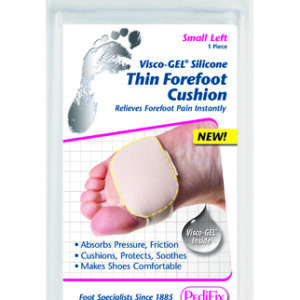 Visco-GEL Silicone Thin Forefoot Cushion Large Left