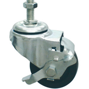 Locking Casters (Set/4) 3  x 1-1/4  H/D Threaded Stem