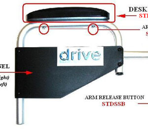 Arm pad bolt set/1 ea.
