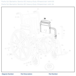 Wheelchair Arm w/Padding Full Length  Left