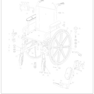 Arm Rest Pad Desk Length Nylon Universal for Wheelchairs